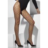 Socks & Tights Fancy Dresses Smiffys Diamond net tights, black