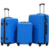4 Wheels Luggage Groundlevel Diamond Luggage - Set of 3