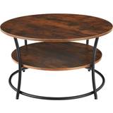 Wood Coffee Tables tectake Cromford Coffee Table 80x80cm