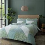 Bed Linen on sale Catherine Lansfield Larsson Geo Duvet Cover Green
