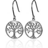 Elements Tree Of Life Boxed Silver Earrings
