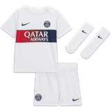 Ligue 1 Football Kits Nike Paris Saint-Germain 2023/24 Away Baby/Toddler Dri-FIT 3-Piece Kit White