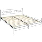 Beds & Mattresses tectake Metal bed frame with slatted base
