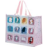 Pink Fabric Tote Bags Puckator angie rozelaar planet cat recycled rpet reusable shopping bag