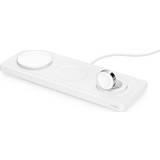 Belkin Wireless Chargers Batteries & Chargers Belkin 3-in-1 MagSafe Wireless Charging Pad White