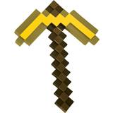 Fabric Toy Weapons Disguise Official mojang premium gold minecraft pickaxe, minecraft toys for kids one size