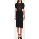 XXS Skirts Dolce & Gabbana Pencil jersey midi skirt black