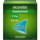 Mint - Nicotine Gums Medicines Nicorette Freshmint 4mg 210pcs Chewing Gum