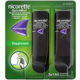 Medicines Nicorette Quickmist Freshmint 2pcs 150 doses Mouth Spray