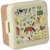 Rice Kitchen Storage Rice Brown Farm Totable Small Food Container