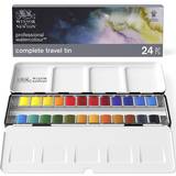 Water Colours Winsor & Newton Professional Water Colour Complete Travel Tin 24-pack