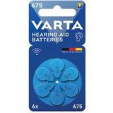 Varta Hearing Aid Batteries 675 Pack of 6 24600101416