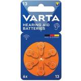 Batteries - Hearing Aid Battery Batteries & Chargers Varta Hearing Aid Batteries 13 Pack of 6 24606101416