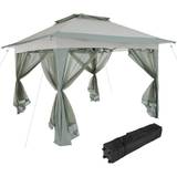 Tectake Pavilions & Accessories tectake Marquee Carabobo Ventilated mosquito nets