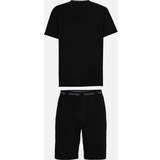 Calvin Klein Men Sleepwear Calvin Klein Modern Cotton T-Shirt & Shorts Jersey Pyjama Set, Black