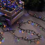 Decorative Items Festive 7ft Lights 1000 Multicoloured Christmas Tree