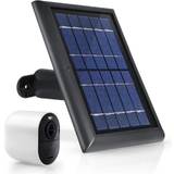 Wasserstein 6.5-Watt LED Solar Power Video Enabled Dusk to Dawn Outdoor Security Flood Light w/ Motion Sensor in Black Wayfair Black