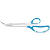 White Nail Scissors First Aid Only Toenail Scissors with Extra Long Handle, Special