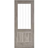 LPD Mexicano 1L Clear/Frosted Lines Interior Door (x200cm)