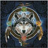 Diamond Dotz painting kit: celtic wolf guide