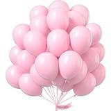 PartyWoo Pastel Pink Balloons 10" 100 pcs