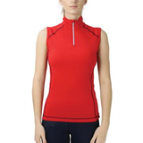 Hy Equestrian Clothing Hy Sport Active Sleeveless Top - Rosette Red