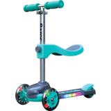 Razor Kick Scooters Razor Rollie DLX 2-in-1 Convertible, light up deck Teal 20073645