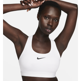 Nike Sportswear Garment Bras Nike Swoosh Support Bra White/Stone Mauve/Black