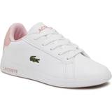 Lacoste Trainers Children's Shoes Lacoste Girl's Children Graduate Trainers White