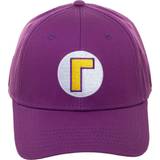 White Hats BioWorld Waluigi Flex Fit Hat Purple/White