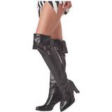 Shoes California Costumes Deluxe Boot Covers, Black, One Accessory