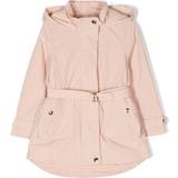 Nylon Jackets Chloé Kids Pink Belted Coat 45K Pink 14Y