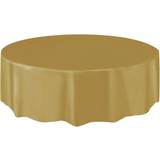 Gold Tablecloths Party Round Tablecloth Gold