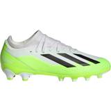 Adidas Firm Ground Shoes Football Shoes adidas Kid's X Crazyfast.3 MG - Cloud White/Core Black/Lucid Lemon