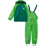 Green Rain Sets Children's Clothing Helly Hansen Kid's Bergen Fleece Lined Rain Set 2.0 - Clover (41776-417)