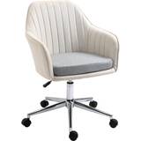 Beige Office Chairs Vinsetto Leisure Office Chair 96cm