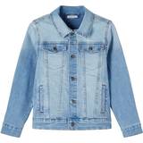 Denim jackets - Girls Children's Clothing Name It Trucker Denim Jakke - Light Blue Denim (13197244)