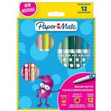 Paper Mate Kids Colouring Felt Tip Pens Range of 12 Pack wilko
