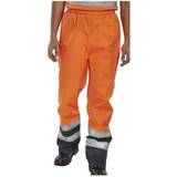 Orange Work Pants Click Beeswift Belfry Trousers Orange Navy BETORNXXXL