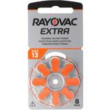 Batteries - Button Cell Batteries - Orange Batteries & Chargers Rayovac 200 extra size 13 hearing aid batteries 8bl pr48 1.45v zinc air