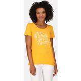 Regatta Women's Stylish Filandra Vii Printed T-Shirt Mango Yellow