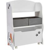 Liberty House Toys Kids Cat & Dog Storage Unit with Roll-Out Toy Box