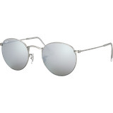 Silver Sunglasses Ray-Ban Round Flash Lenses RB3447 019/30
