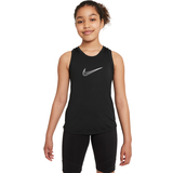 Black Tank Tops Children's Clothing Nike Girl's Dri-FIT Training Tank - Black