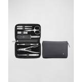 Zwilling Premium 9-Piece Black Leather Grooming Set