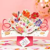 Cards & Invitations Second Nature Mixed Flowers Pop Up Birthday Card
