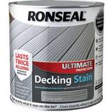 Ronseal Grey - Outdoor Use Paint Ronseal Ultimate Protection Decking Woodstain Slate 2.5L