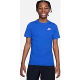 Nike Embroidered Logo T-Shirt in Cotton Mix with Short Sleeves