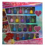 Princesses Stylist Toys 18 Pack Disney Princess Nail Polish Set Blue/Pink/Green One-Size