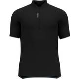 Odlo Men's Essential Half Zip Cycle Jersey, Black